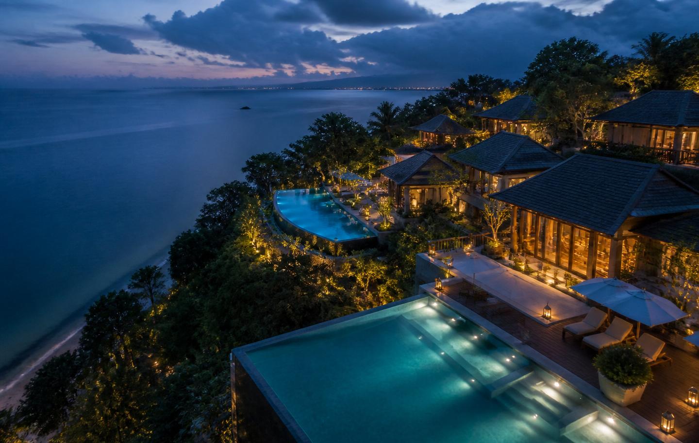 Luxury hotel and resort setting